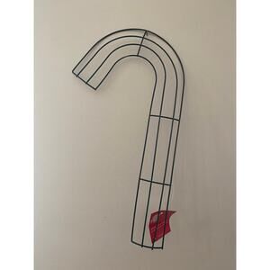 14” Winter Christmas Candy Cane Wreath Form Wreath Frame Wreath Base Wall Door